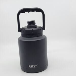Asobu Insulated Mini Jug Sports thermos Bottle 33oz (1L) Black